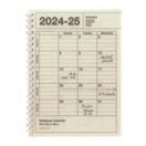 マークス 手帳 2024 スケジュール帳 2024年4月始まり 月間ブロック B6 ノートブックカレンダー・S・縦型(アイボリー)