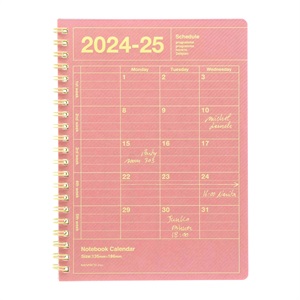 マークス 手帳 2024 スケジュール帳 2024年4月始まり 月間ブロック B6 ノートブックカレンダー・S・縦型