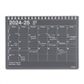 マークス 手帳 2024 スケジュール帳 2024年4月始まり 月間ブロック B6 ノートブックカレンダー・S(ブラック)
