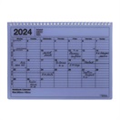 マークス 手帳 2024 スケジュール帳 2024年1月始まり 月間ブロック B5変型 ノートブックカレンダー・M(ネイビー)