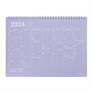マークス 手帳 2024 スケジュール帳 2024年1月始まり 月間ブロック B5変型 ノートブックカレンダー・M(パープル)