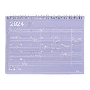 マークス 手帳 2024 スケジュール帳 2024年1月始まり 月間ブロック B5変型 ノートブックカレンダー・M