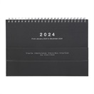 マークス 手帳 2024 スケジュール帳 2024年1月始まり 月間ブロック A5正寸 ノートブックカレンダー・マグネット(ブラック)