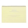 マークス 手帳 2024 スケジュール帳 2024年1月始まり 月間ブロック A5正寸 ノートブックカレンダー・マグネット(アイボリー)