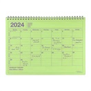 マークス 手帳 2024 スケジュール帳 2024年1月始まり 月間ブロック B5変型 ノートブックカレンダー・M(ライトグリーン)