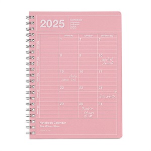 手帳 2025 1月始まり B6変型 S・縦型