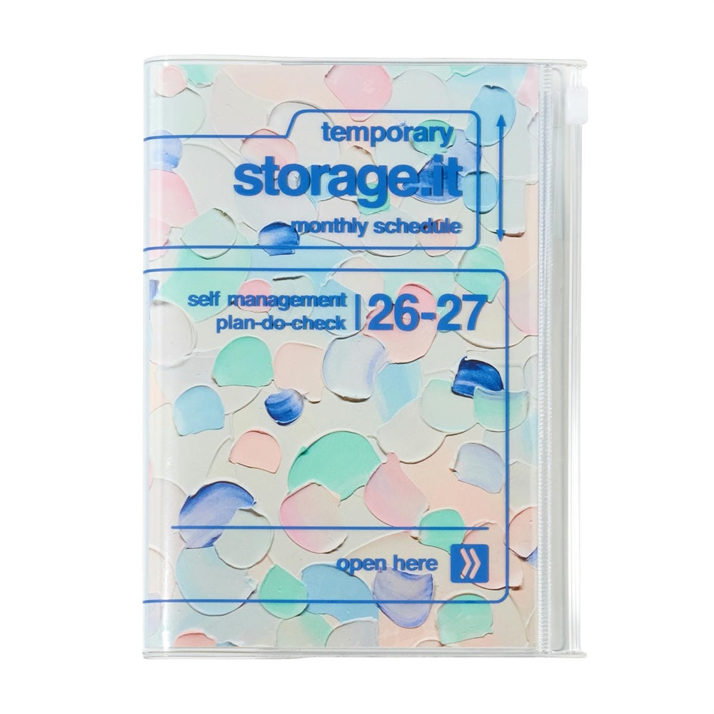 マークス 手帳 2026 スケジュール帳 2026年3月始まり 月間ブロック B6