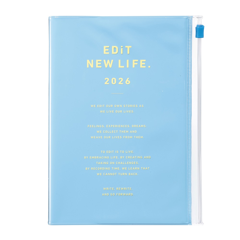 EDiT 手帳 2026 スケジュール帳 2026年4月始まり 1日1ページ B6変型