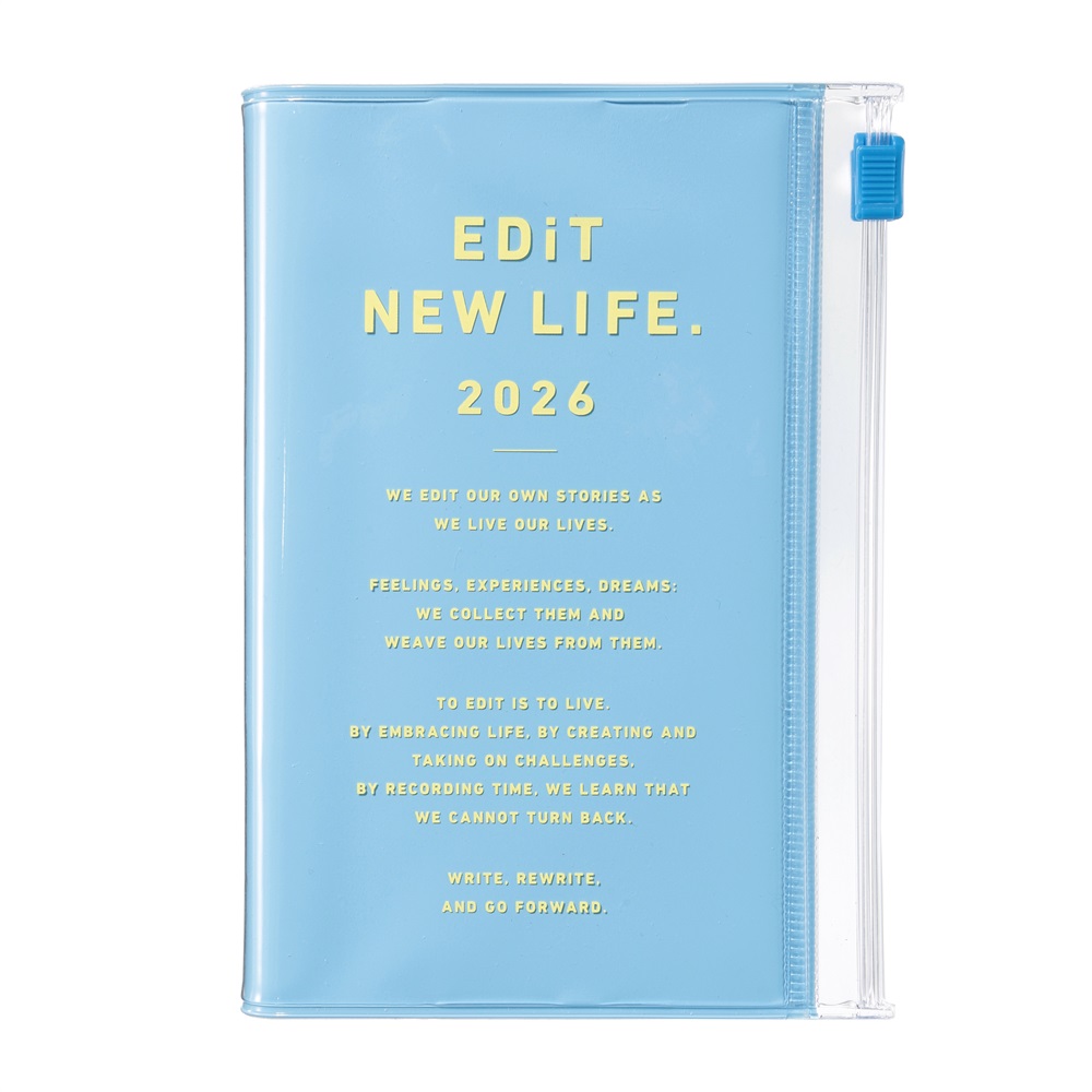 EDiT 手帳 2026 スケジュール帳 2026年4月始まり 1日1ページ B7変型