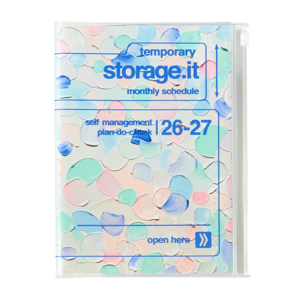 マークス 手帳 2026 スケジュール帳 2026年3月始まり 月間ブロック A5