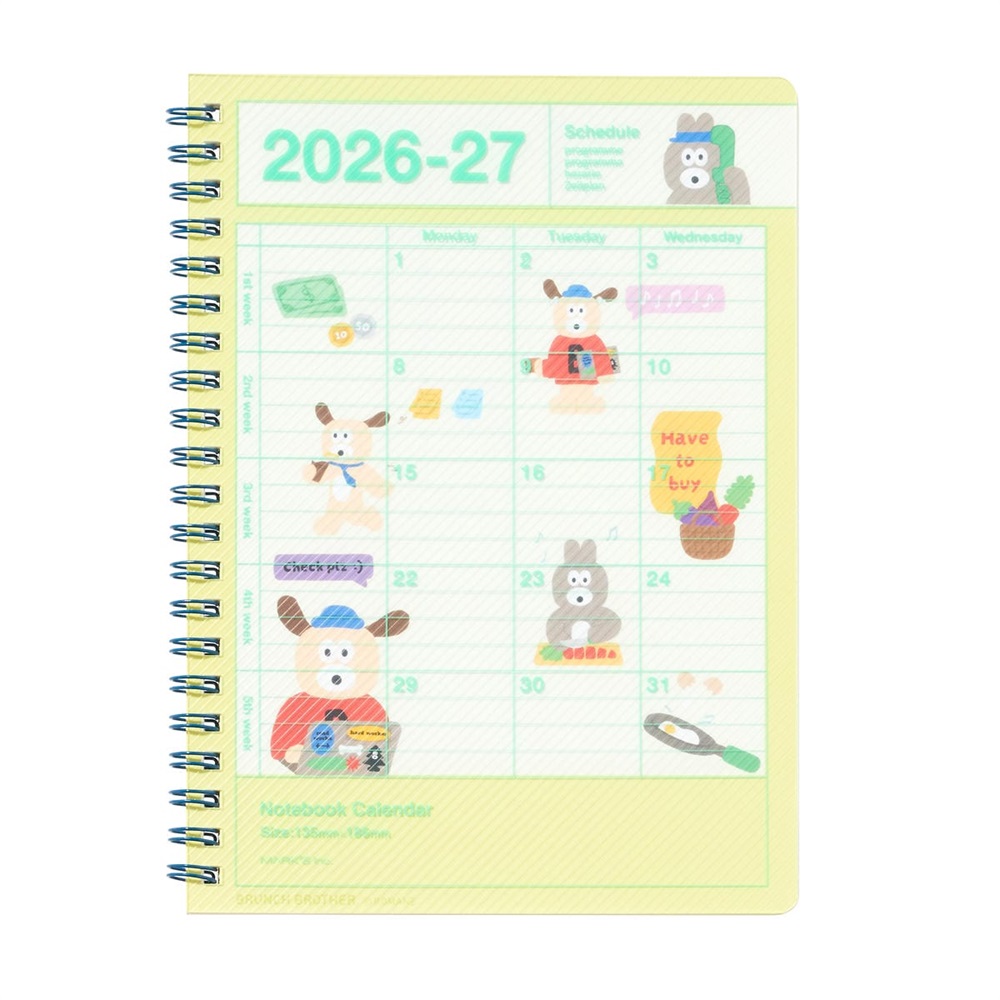 マークス 手帳 2026 スケジュール帳 2026年4月始まり 月間ブロック B6