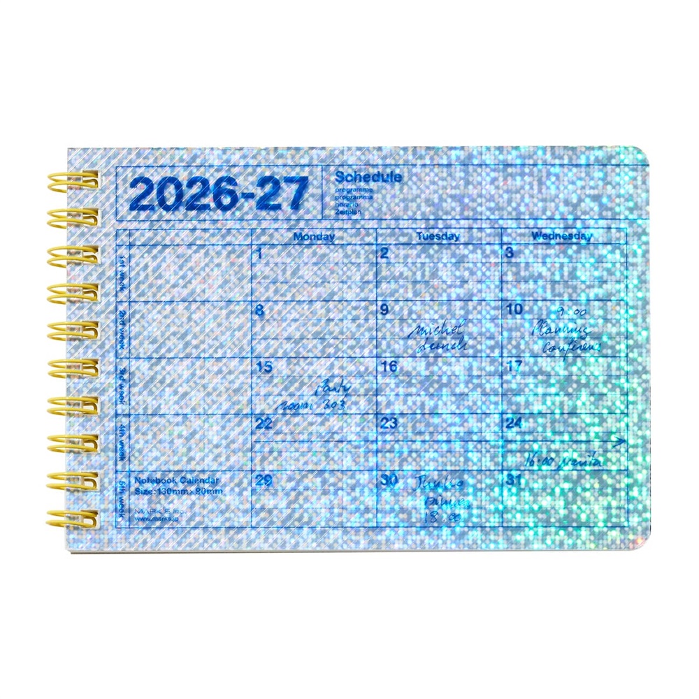 マークス 手帳 2026 スケジュール帳 2026年4月始まり 月間ブロック B7
