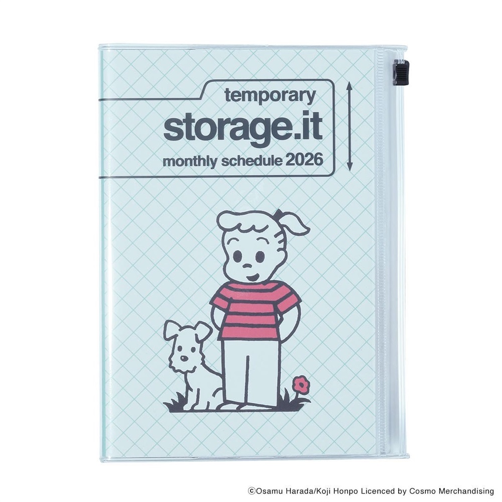 マークス 手帳 2026 スケジュール帳 2025年12月始まり 月間ブロック B6