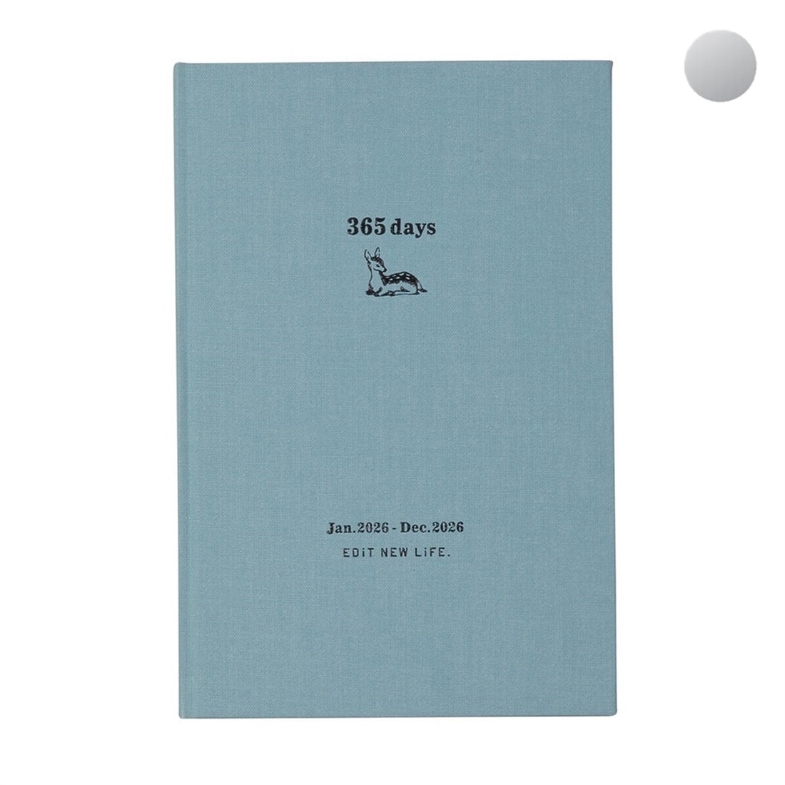 EDiT 手帳 2026 スケジュール帳 2026年1月始まり 1日1ページ B6変型