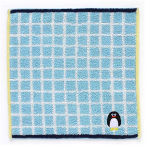 ブランチブラザー コーナーアップリケ刺繍タオル ＜ペンギン＞