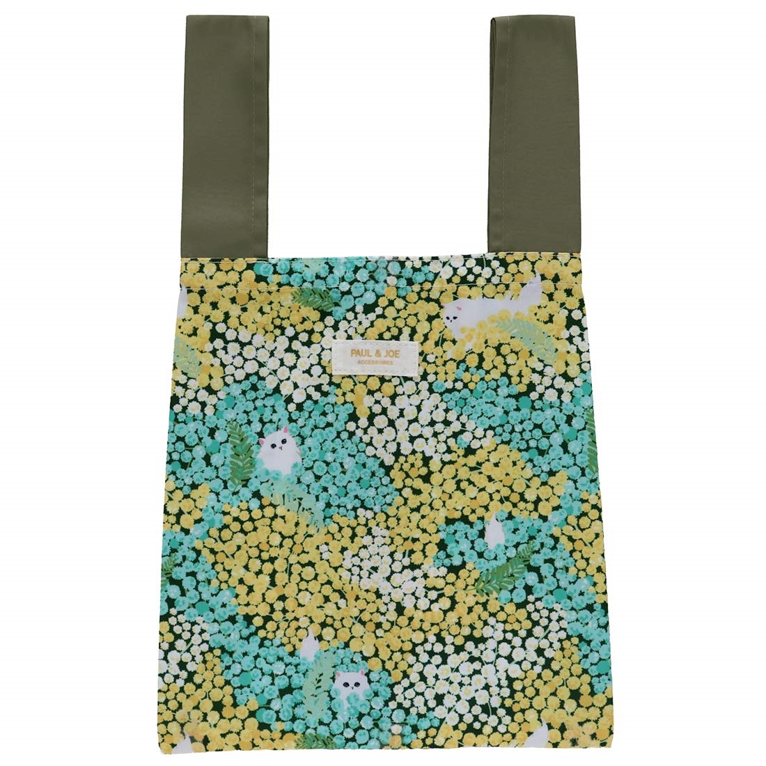 BAGGU ホールフィッシュ　魚　グリーンチェック　エコバッグ　セット　マルシェ BN-PJBAG17_var-GN_LL.jpg