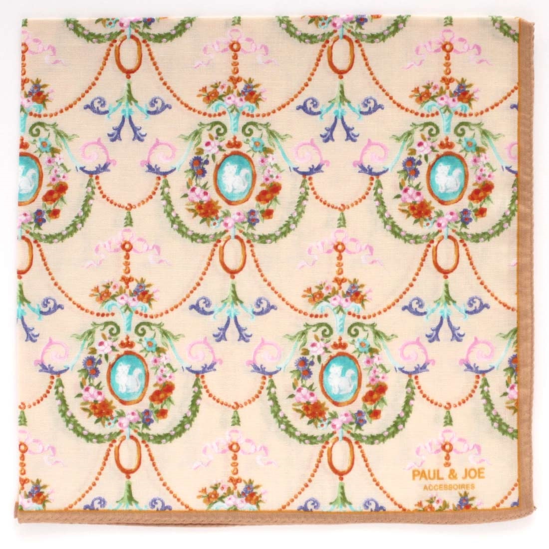 ポール ＆ ジョー アクセソワ 大判ガーゼハンカチ＜ダマスク