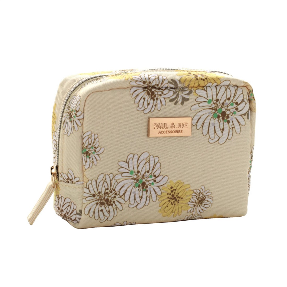 ポール ＆ ジョーアクセソワ ポーチ＜クリザンテーム・イエロー
