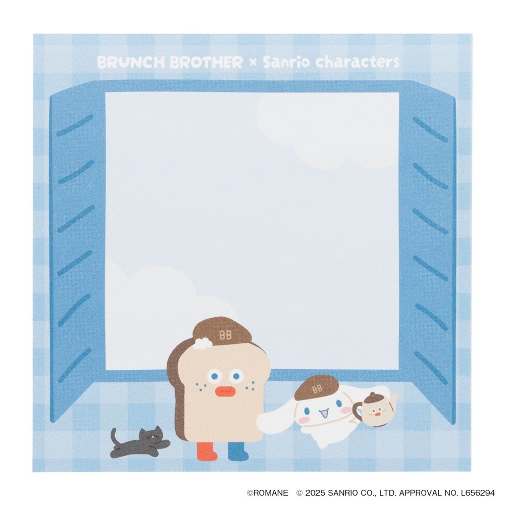 サンリオ NICE AND SUGARY メモ　パット ブランチブラザーxサンリオキャラクターズ メモパッド マークス
