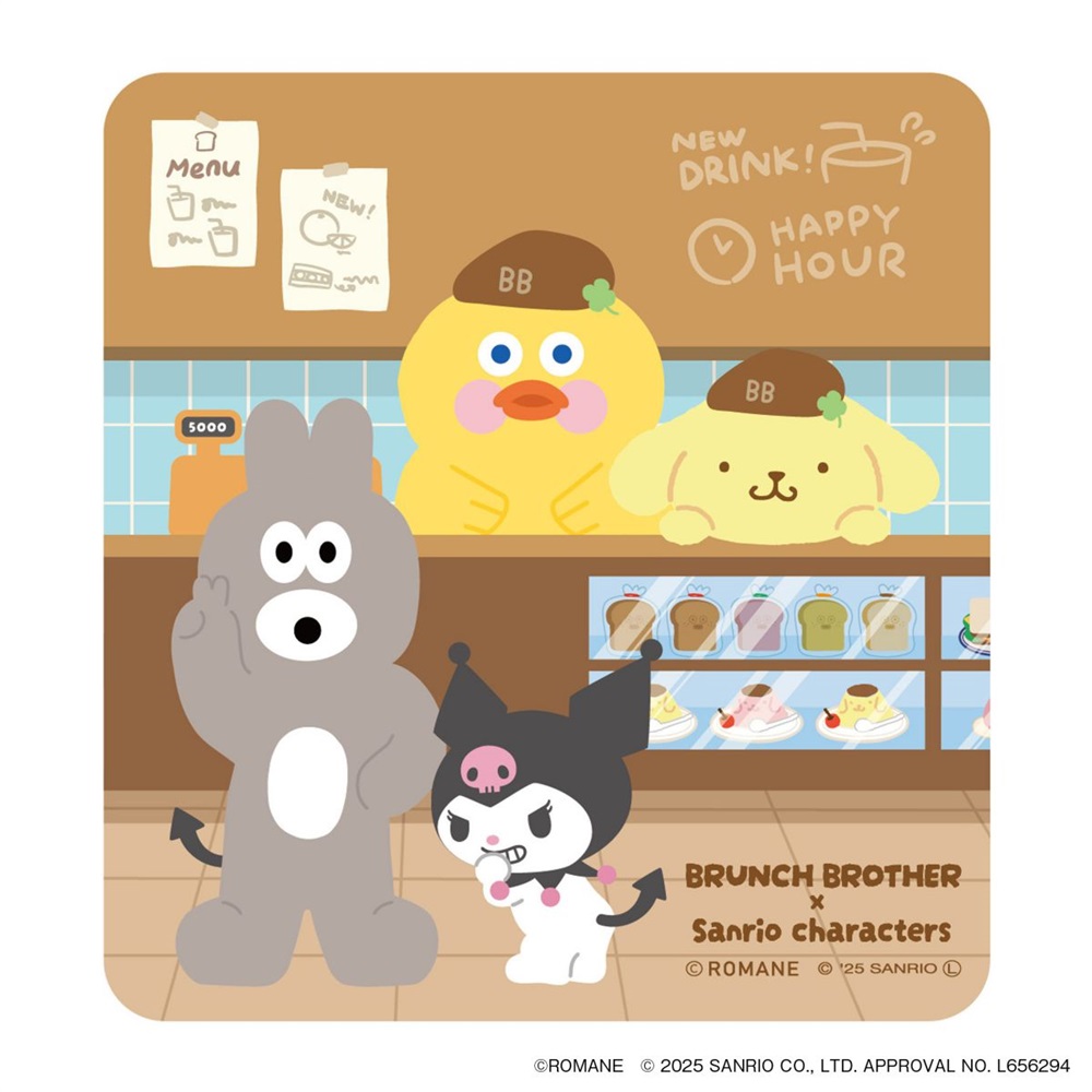 ブランチブラザーxサンリオキャラクターズ PVCステッカー マークス