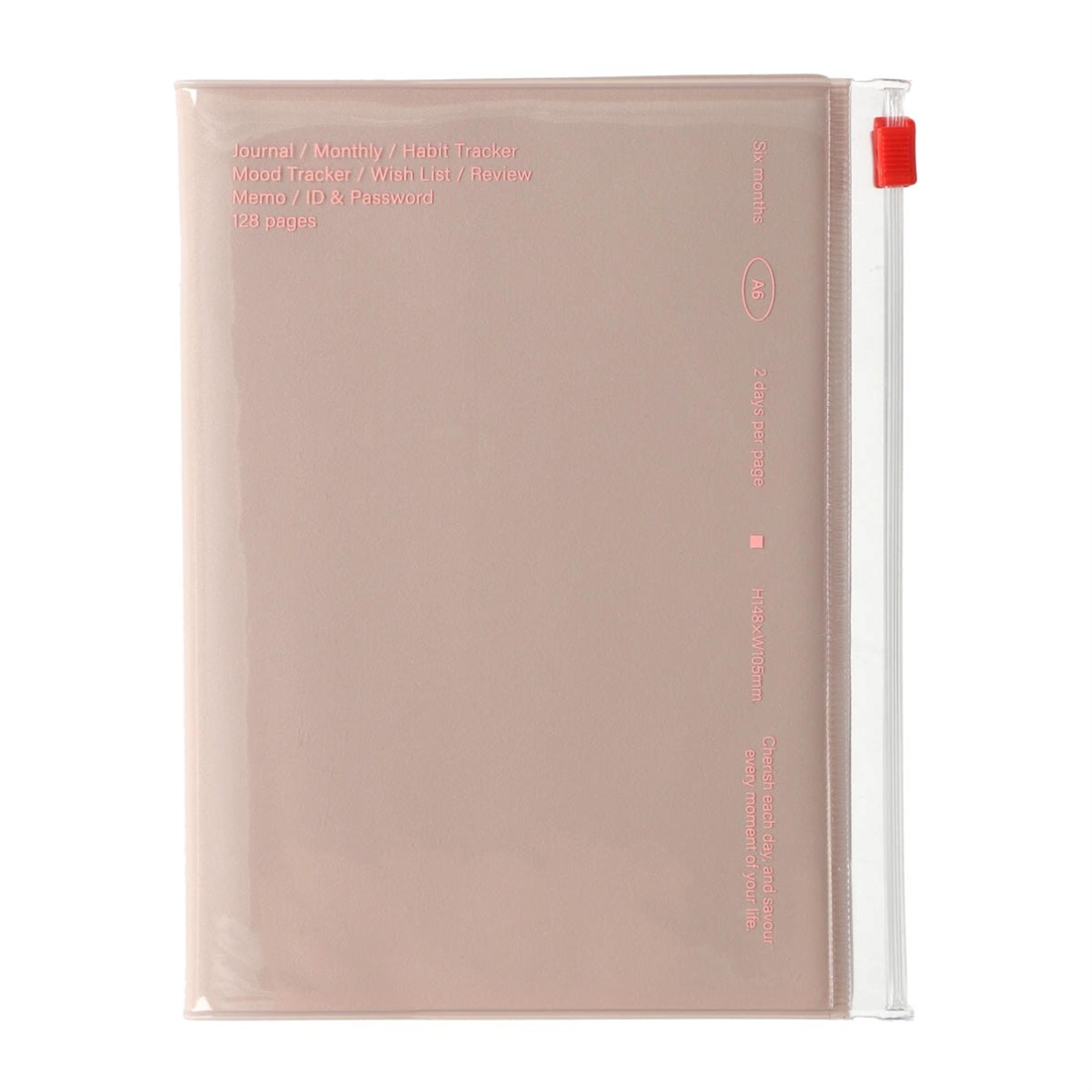 ファンログ マークス ライフログ用日付フリー手帳 2日1ページ A6正寸