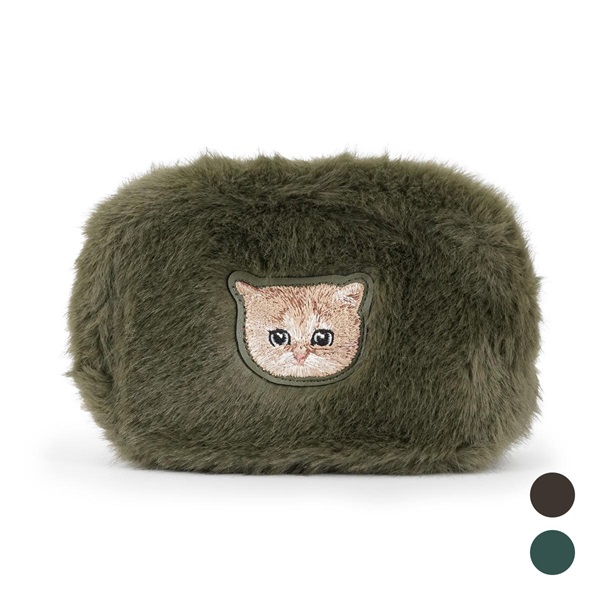 ポール & ジョー アクセソワ スクエアポーチ ＜ファー ヌネット