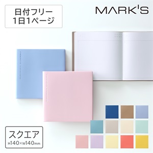 【ログダイアリー＋手帳デコ５点以上送料無料】マークスのログダイアリー 日付フリー・デイリー