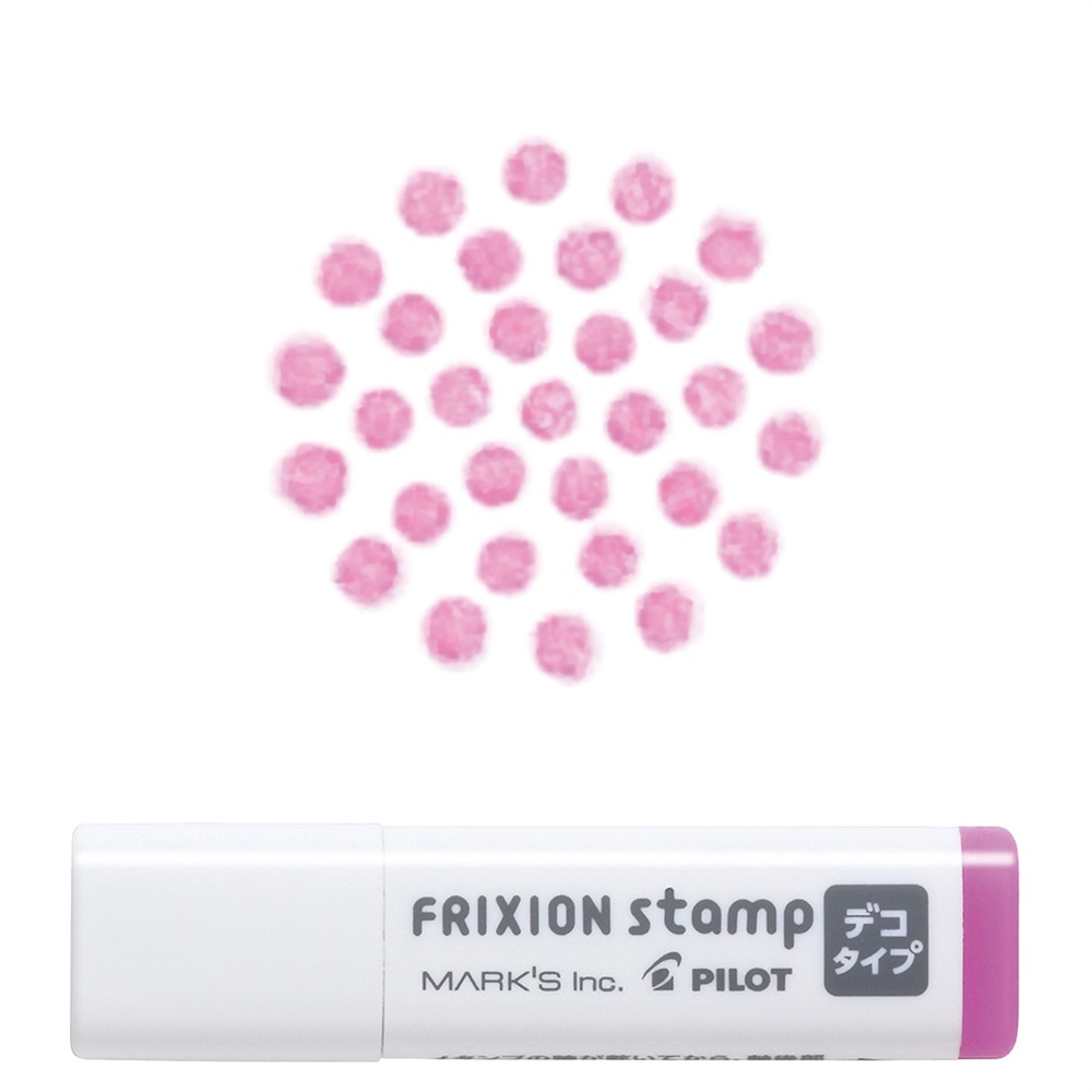 マークス フリクションスタンプ・デコタイプ ＜マル・ピンク