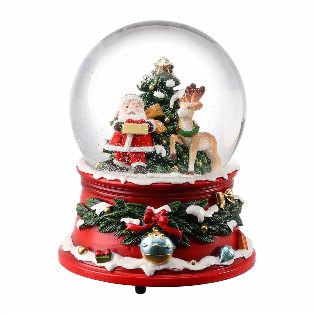 未使用］TDL 2005 クリスマスファンタジー スノードーム オルゴール 未