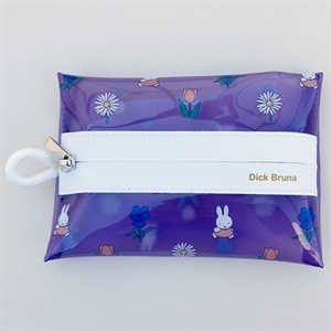ミッフィー CLEAR オープンクローズポーチ S＜フラワーガーデン＞ Dick Bruna