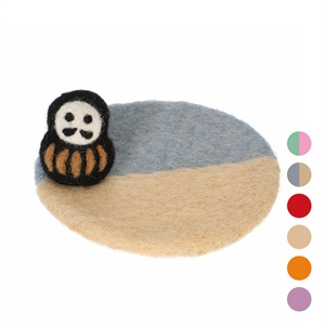 ネパールから届いたエシカルなフェルトこもの フェルトオーナメント