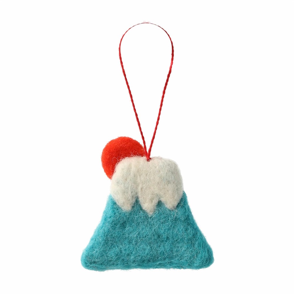 ネパールから届いたエシカルなフェルトこもの フェルトオーナメント