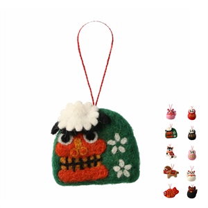 ネパールから届いたエシカルなフェルトこもの フェルトオーナメント