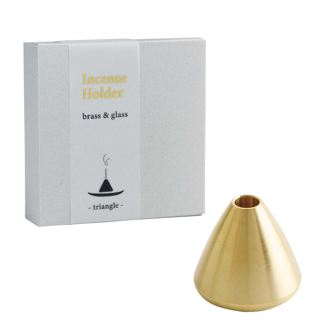 香彩堂 真鍮トップガラス皿付き 香立て | マークス公式オンラインストア