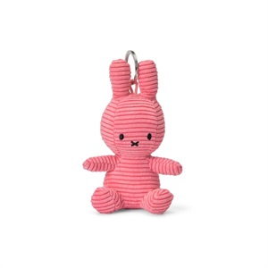 ミッフィー キーチェーン コーデュロイ 10cm ＜ピンク＞
