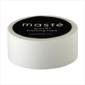 「マステ」 マークス マスキングテープ･ベーシック IMPRESSIVE TONE ＜ナチュラルホワイト＞