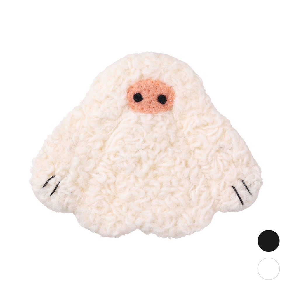 ネパールから届いたエシカルなフェルトこもの フェルトコースター