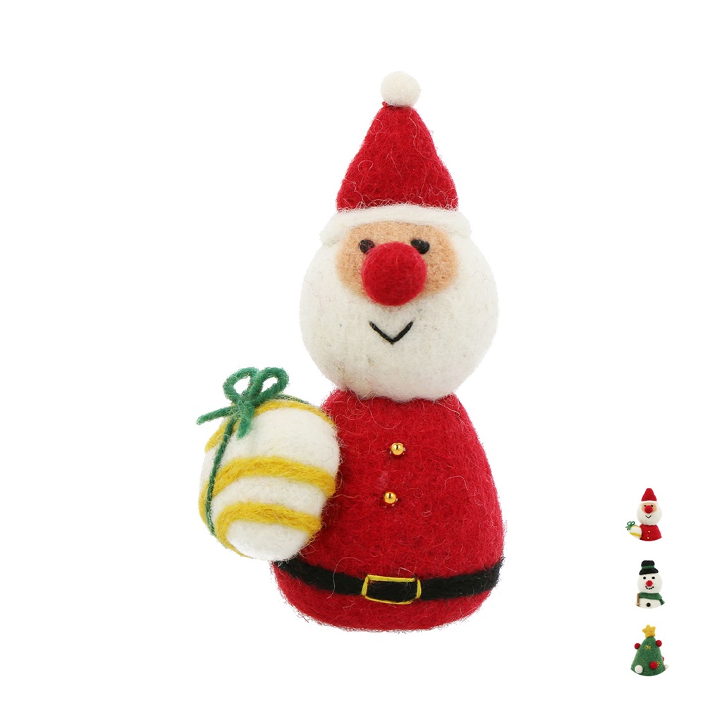 ネパールから届いたエシカルなフェルトこもの フェルトマスコット