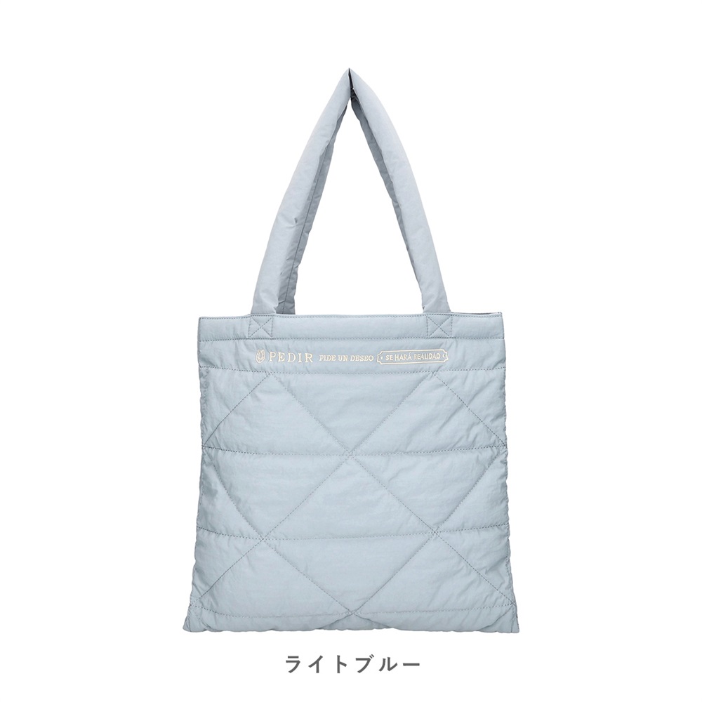 ライトブルー キルティング パーティーバッグ ラコステ LACOSTE ナイリア キルティングショルダーバッグ （ライト