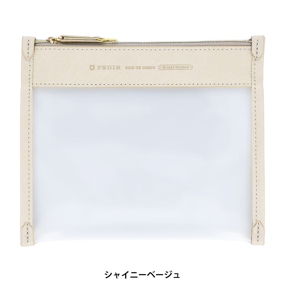 044【ももみゃく様★専用ページ】ヘッドマーク ポーチ スクエアフラットポーチ ナチュラル JR東海 ヘッドマーク アンシャンテ