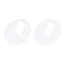 acrylic アクリリック earring parts CI(ホワイト)