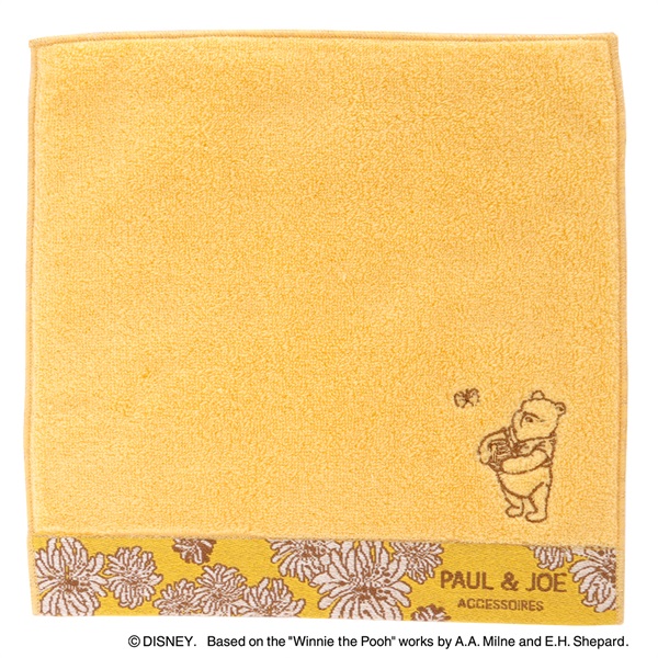ポール ＆ ジョー アクセソワ ハンカチ・S ＜CLASSIC POOH ＆ クリザンテーム・イエロー＞