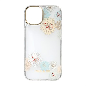 ポール ＆ ジョーマークス iPhone14対応 スマホカバー(背面ケース)  ＜クリザンテーム・ホワイト＞
