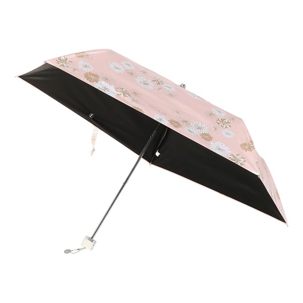 ポール ＆ ジョーアクセソワ 遮光折傘 UVカット機能付き 晴雨兼用  ＜クリザンテーム・ピンク＞