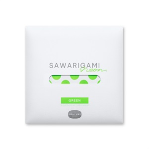 触り心地のある折り紙 SAWARIGAMI neon ＜GREEN＞