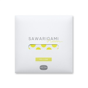 触り心地のある折り紙 SAWARIGAMI neon ＜YELLOW＞