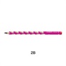 STABILO スタビロ かきかた鉛筆 イージーグラフ･右利き用 12本セット 鉛筆 3.15mm(ピンク/2B)