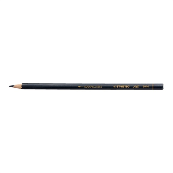 STABILO スタビロ オール 12本セット 色鉛筆 3.3mmブラック