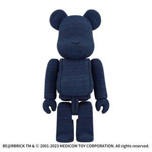 【数量限定】 柿沼人形・木目込み×BE@RBRICK ＜藍染＞