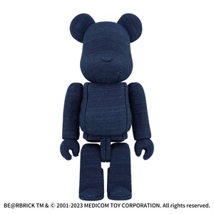 【数量限定】 柿沼人形・木目込み×BE@RBRICK <藍染> メディコム・トイ